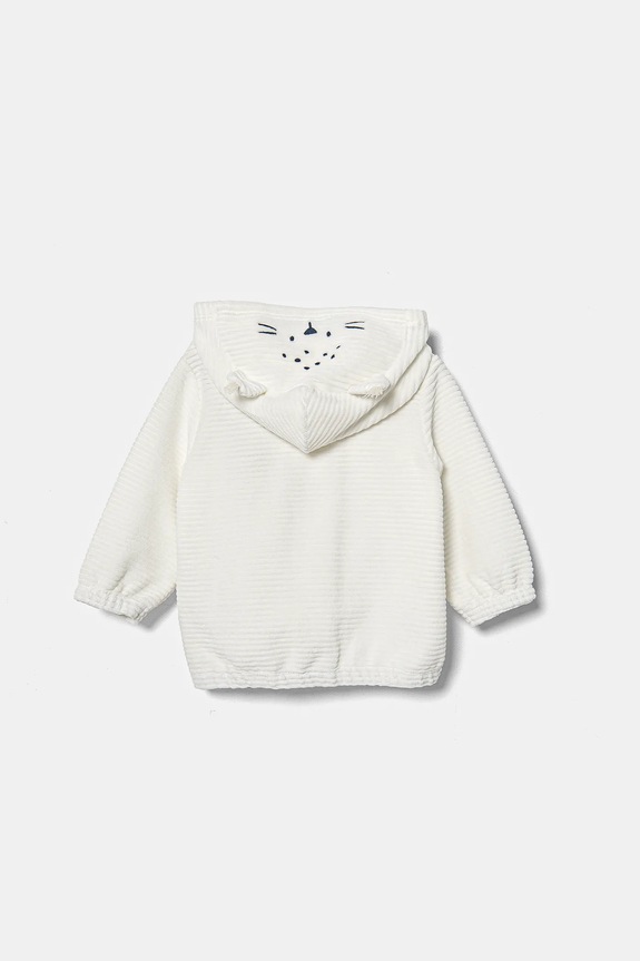 Μπλούζα μωρού United Colors of Benetton 3MCDA501C.W.Seasonal λευκό AW24
