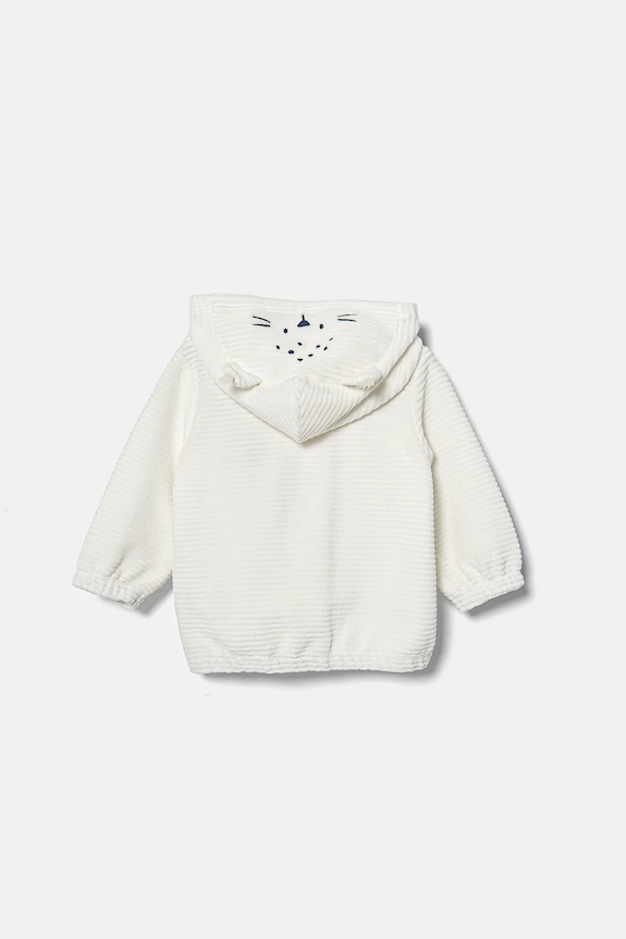 Μπλούζα μωρού United Colors of Benetton 3MCDA501C.W.Seasonal λευκό AW24