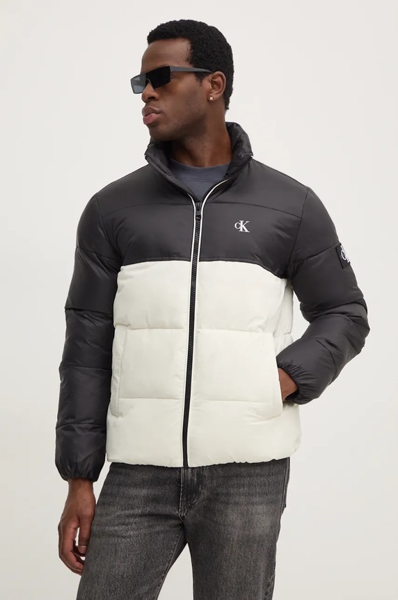 Calvin Klein Jeans geaca cu captuseala negru J30J325584