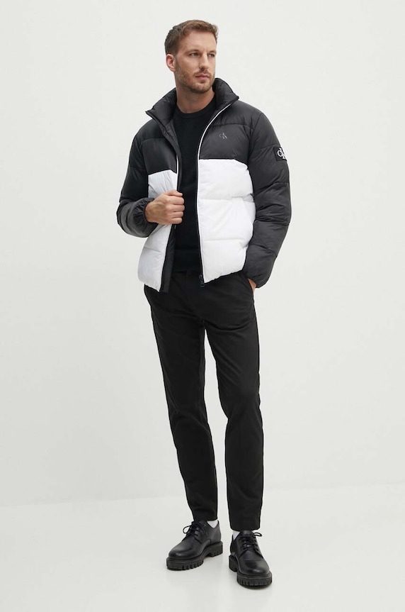 Calvin Klein Jeans geaca J30J325584 negru AW24