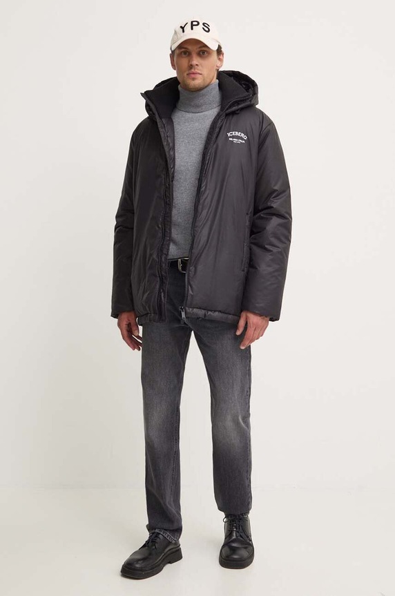 Iceberg piumino J010.6405 nero AW24