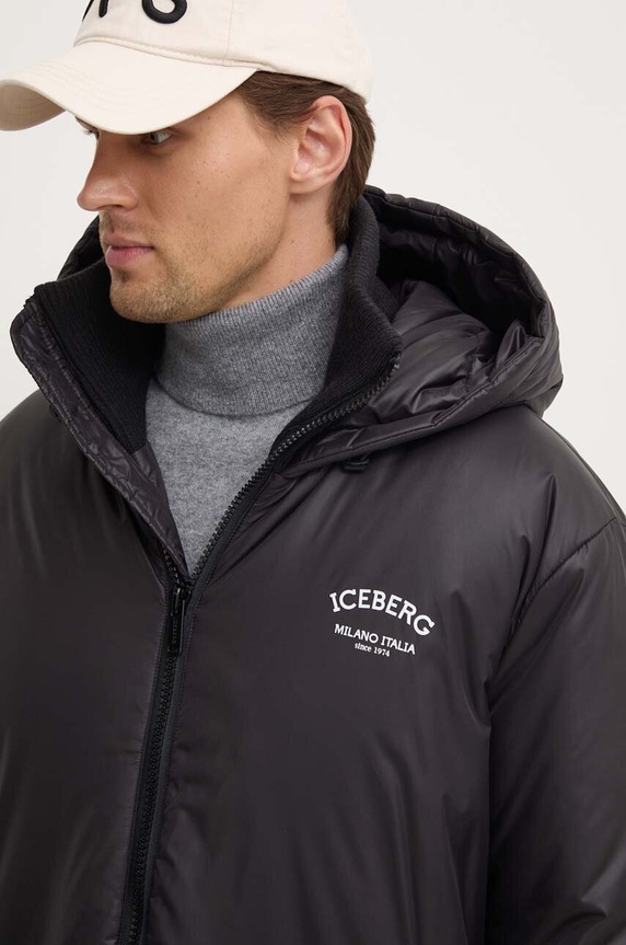 Iceberg piumino nero J010.6405