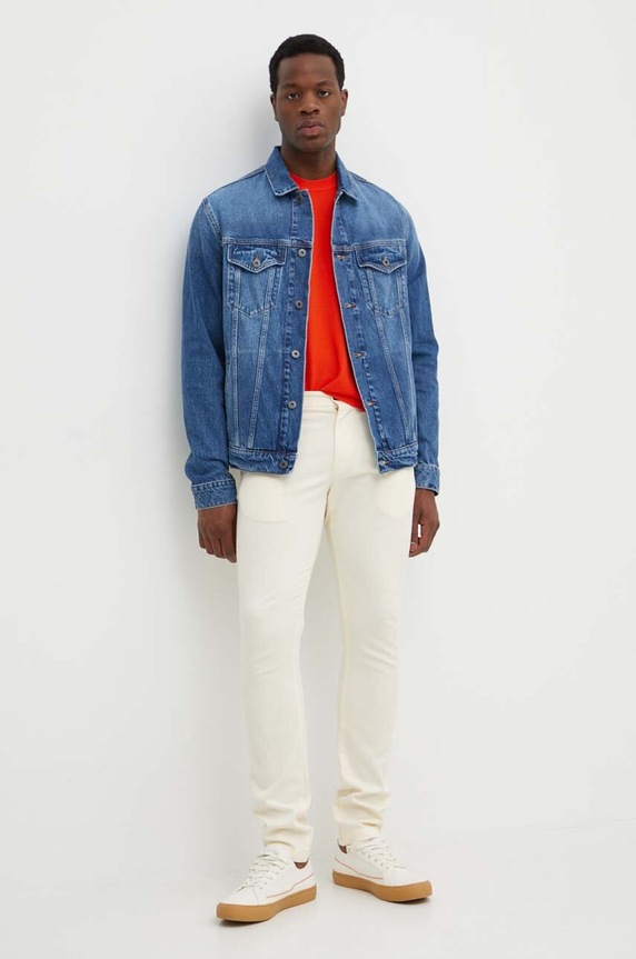 Pepe Jeans kurtka jeansowa REGULAR JACKET PM402715HW3 niebieski AW24