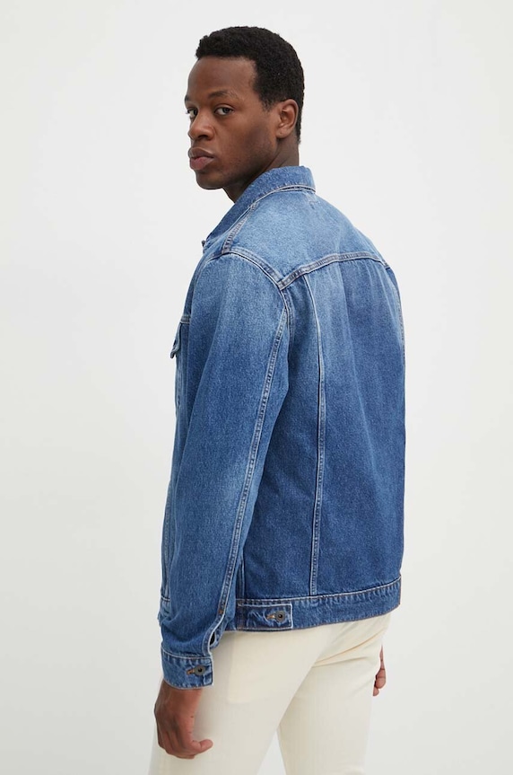 Odzież Pepe Jeans kurtka jeansowa REGULAR JACKET PM402715HW3 niebieski