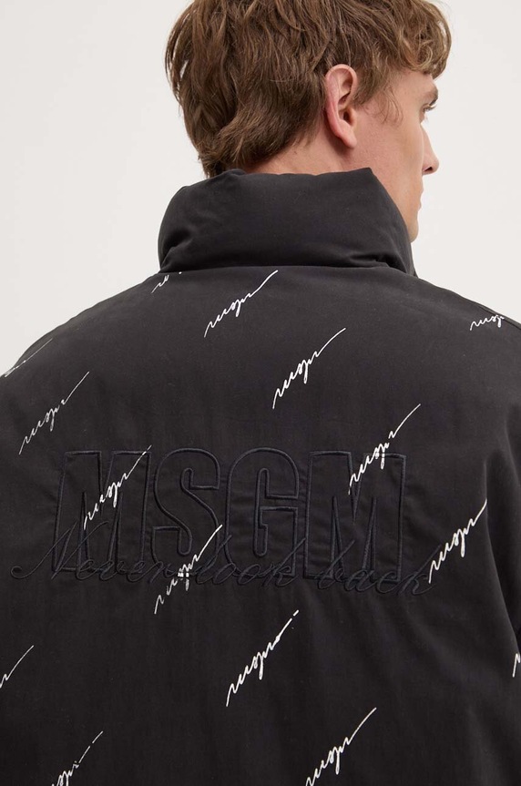 MSGM kurtka puchowa 3740MH02.237703 czarny