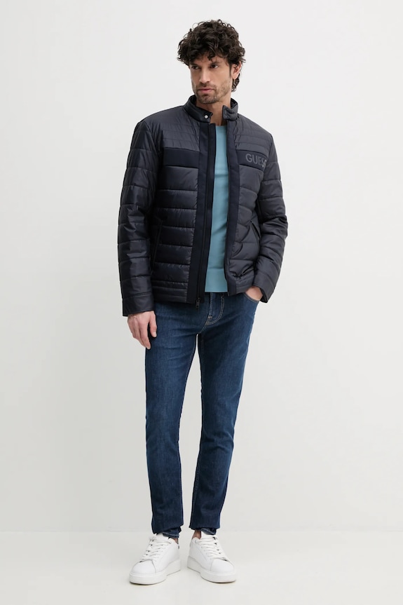 Guess giacca M4YL16.WFHD0 blu navy SS26