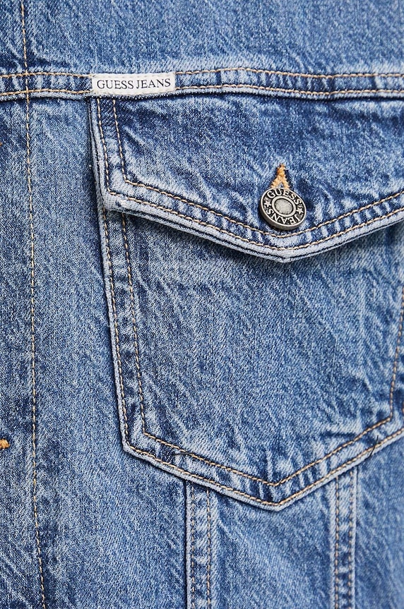Rifľová bunda Guess Jeans M4YN38.D5DO2 modrá