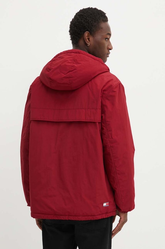 Ruházat Tommy Jeans rövid kabát DM0DM18908 burgundia