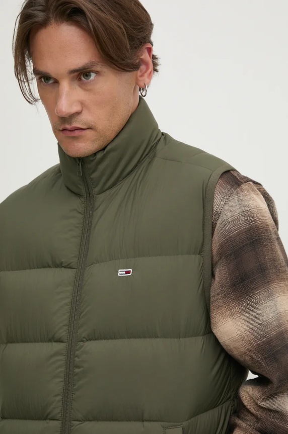 Ρούχα Αμάνικο από πούπουλα Tommy Jeans DM0DM18896 πράσινο