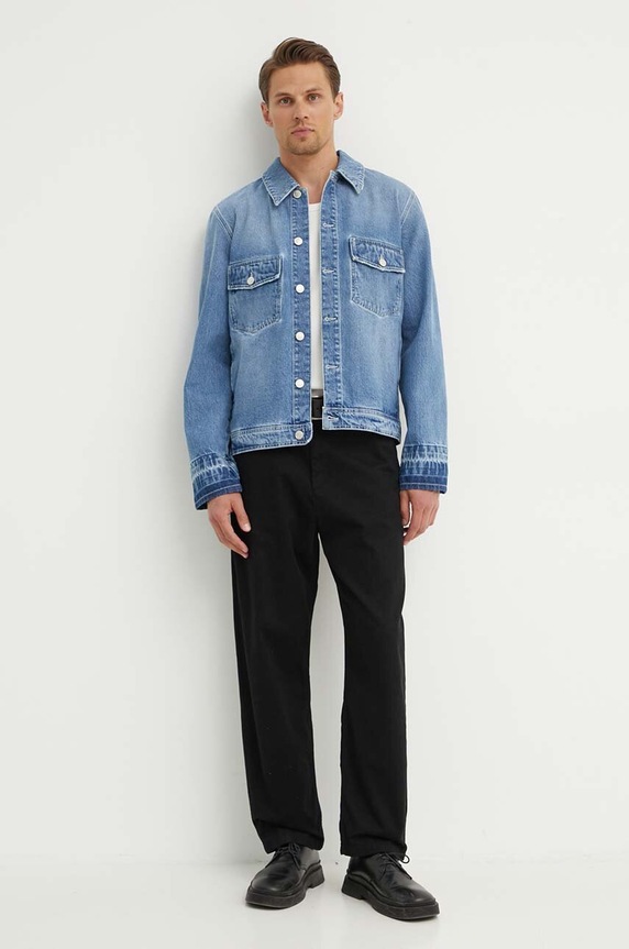 Won Hundred geacă din denim 3111.15028 albastru AW24