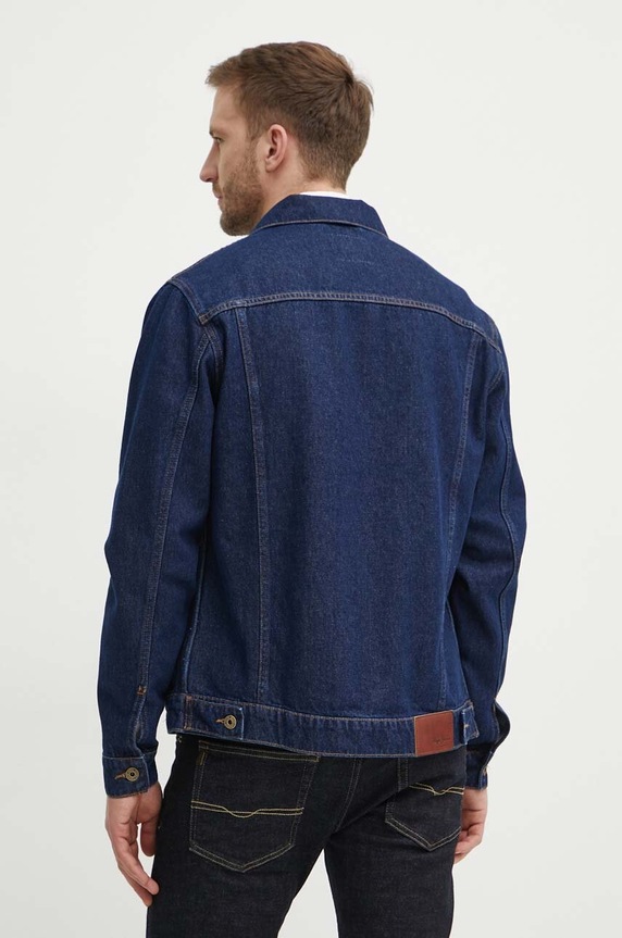 Odzież Pepe Jeans kurtka jeansowa REGULAR JACKET PM402715CU4 granatowy