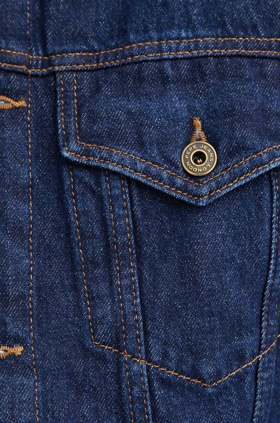 Pepe Jeans kurtka jeansowa REGULAR JACKET PM402715CU4 granatowy