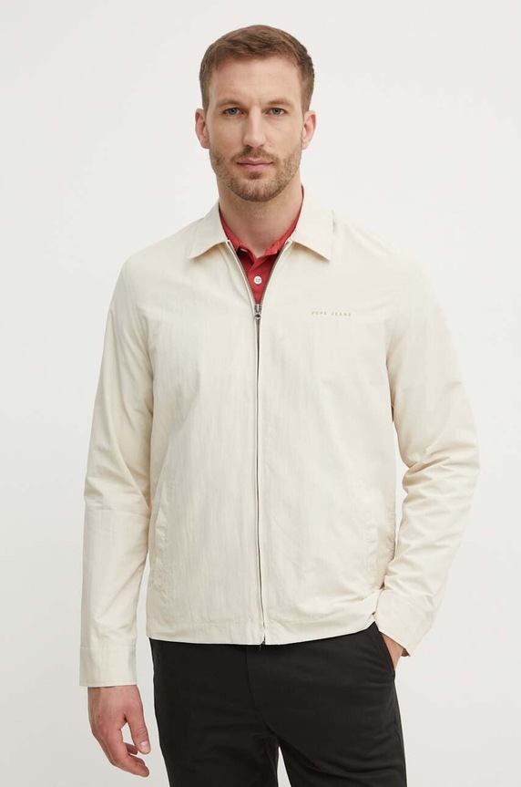 Jakna Pepe Jeans TRURO bez tople podstave bež PM402985