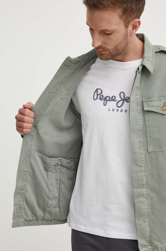 Džínová bunda Pepe Jeans EATON COLOUR FIELD JACKET PM403000