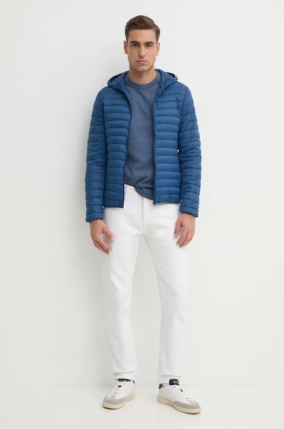 Μπουφάν United Colors of Benetton 2BA2UN02O σκούρο μπλε AW24