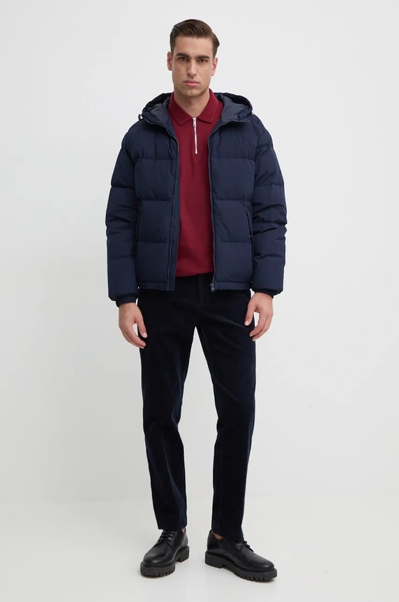 Péřová bunda United Colors of Benetton 2JF8UN05E námořnická modř AW25