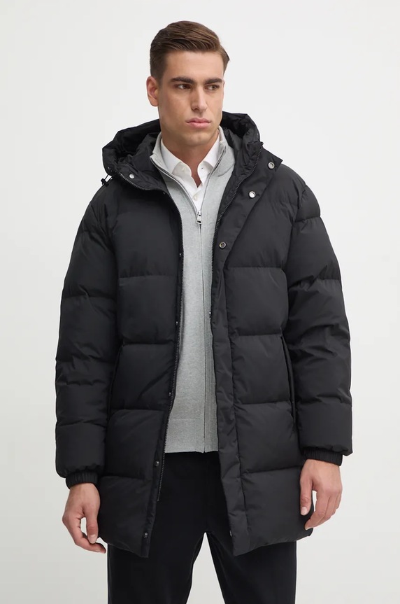 United Colors of Benetton piumino foderato nero 2JF8UN05D