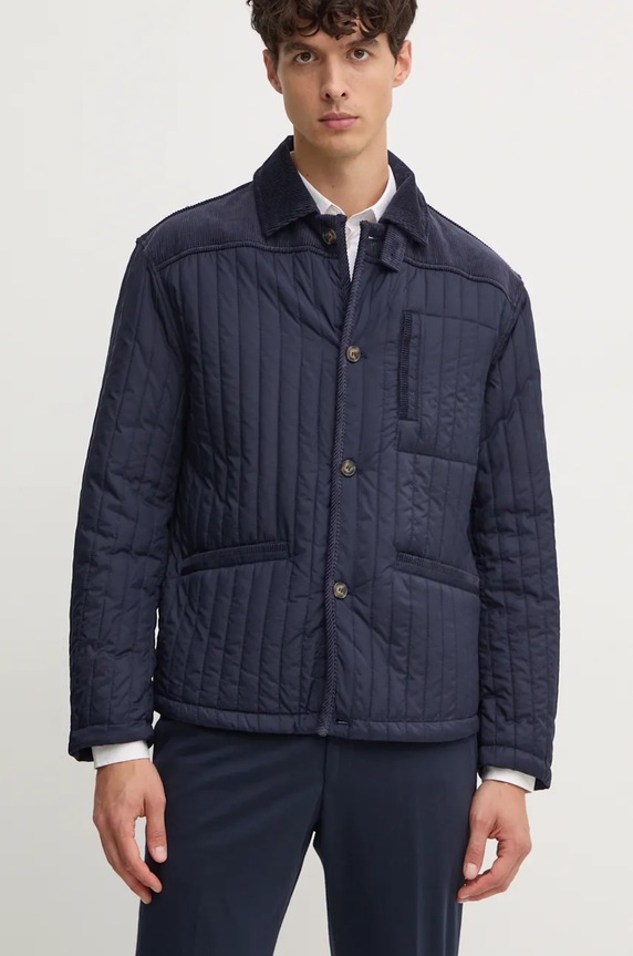 Μπουφάν United Colors of Benetton σκούρο μπλε 215XUN058