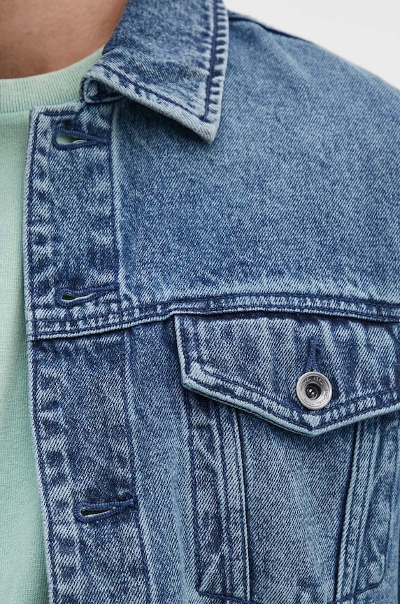 Michael Kors geacă din denim CR4206KFAU albastru