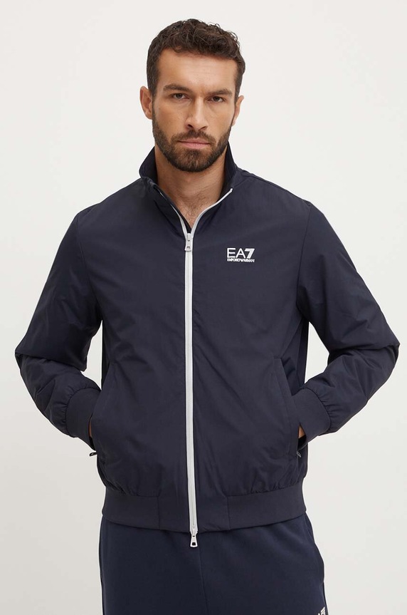 EA7 Emporio Armani geaca cu captuseala bleumarin PNFZZ.8NPB20.0562