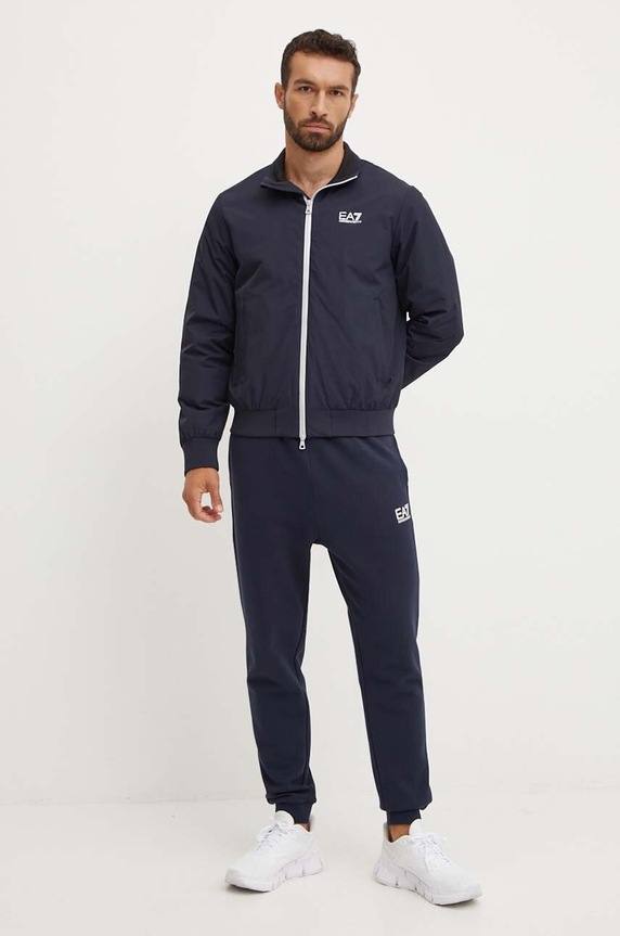 EA7 Emporio Armani geaca PNFZZ.8NPB20.0562 bleumarin AW24