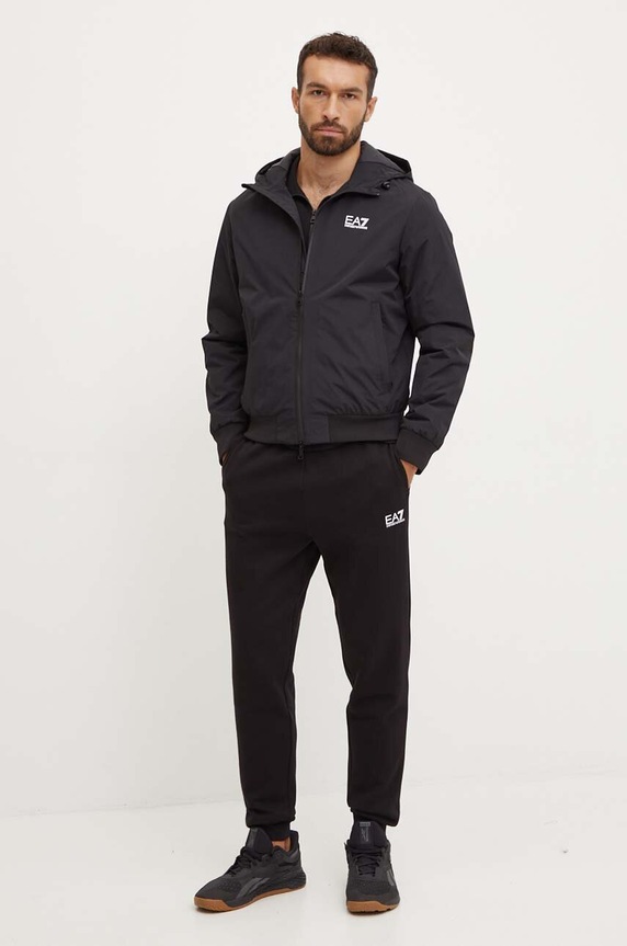EA7 Emporio Armani kurtka PNFZZ.8NPB21.1200 czarny AW24