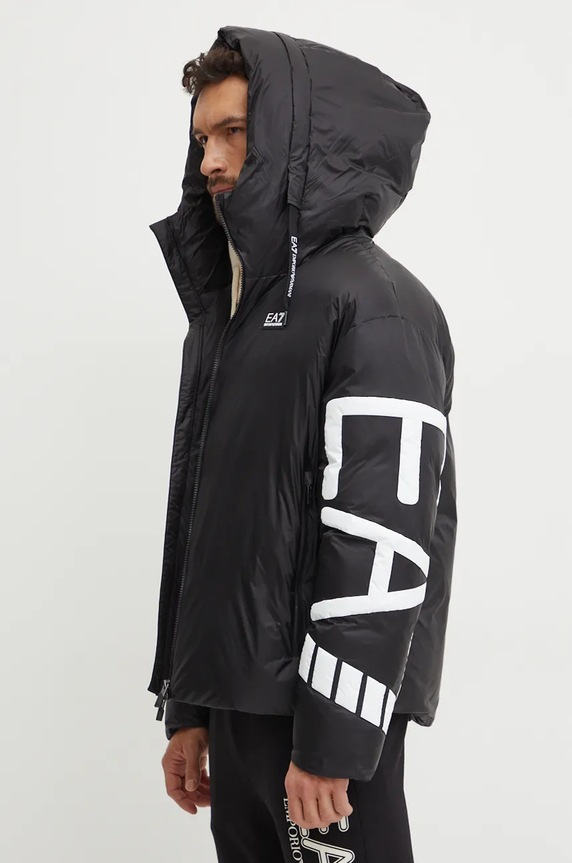 Bunda EA7 Emporio Armani s podšívkou černá PNGAZ.6DPB19.1200