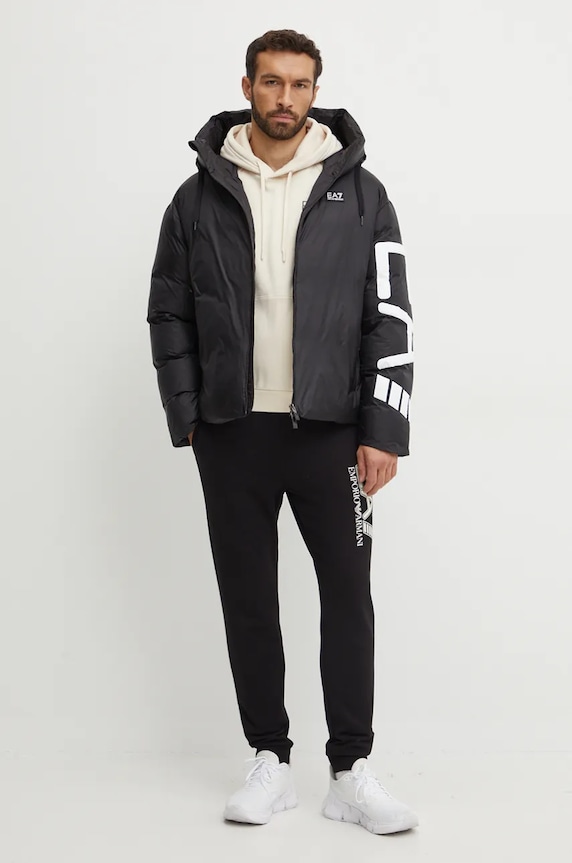 Bunda EA7 Emporio Armani PNGAZ.6DPB19.1200 černá AW24