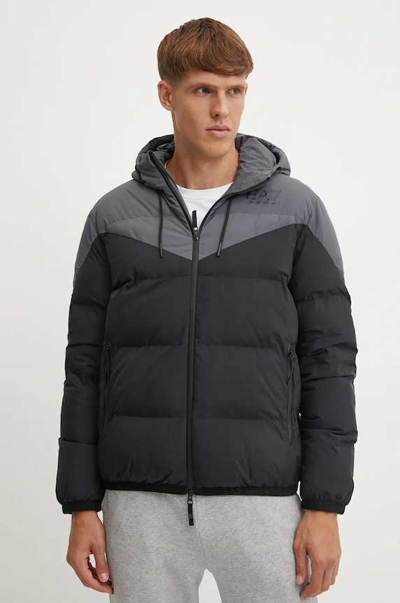 Bunda EA7 Emporio Armani s podšívkou černá PNDOZ.6DPB30.1200