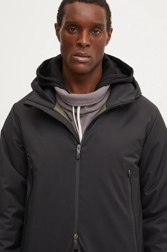 EA7 Emporio Armani rövid kabát fekete PNEDZ.6DPK01.1200