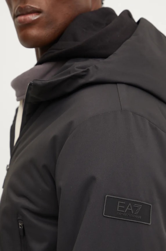 EA7 Emporio Armani rövid kabát PNEDZ.6DPK01.1200 fekete