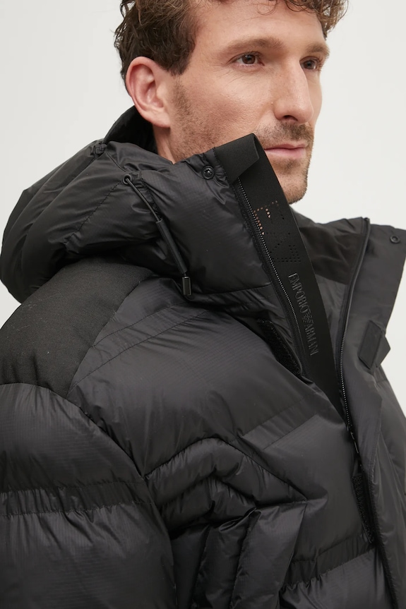 Odzież EA7 Emporio Armani kurtka narciarska Cortina Eco-Down PNHUZ.6DPG06.1200 czarny
