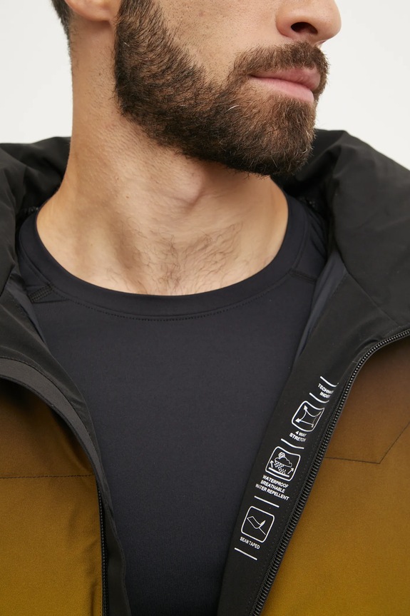 EA7 Emporio Armani geacă de schi din puf PNCJZ.6DPG10.2607 galben