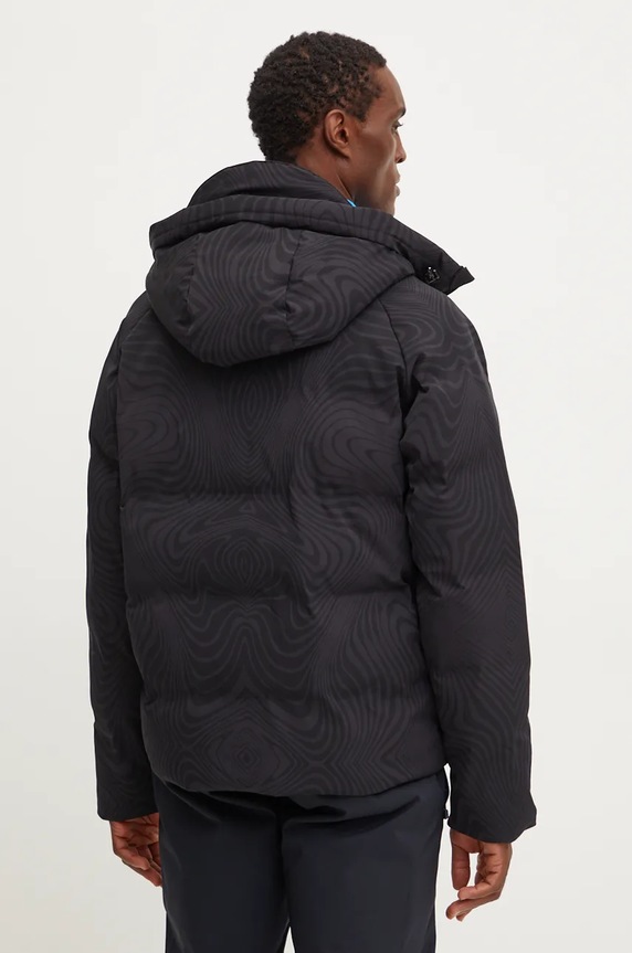 Odzież EA7 Emporio Armani kurtka narciarska Cortina Protectum Graphic PNCJZ.6DPG18.2215 czarny