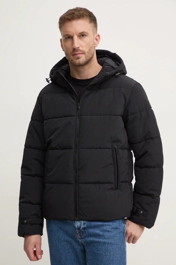 Куртка United Colors of Benetton с утеплением чёрный 2IARUN05O