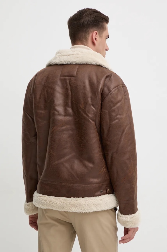 Дрехи Яке Alpha Industries B3 FL 143106 кафяв