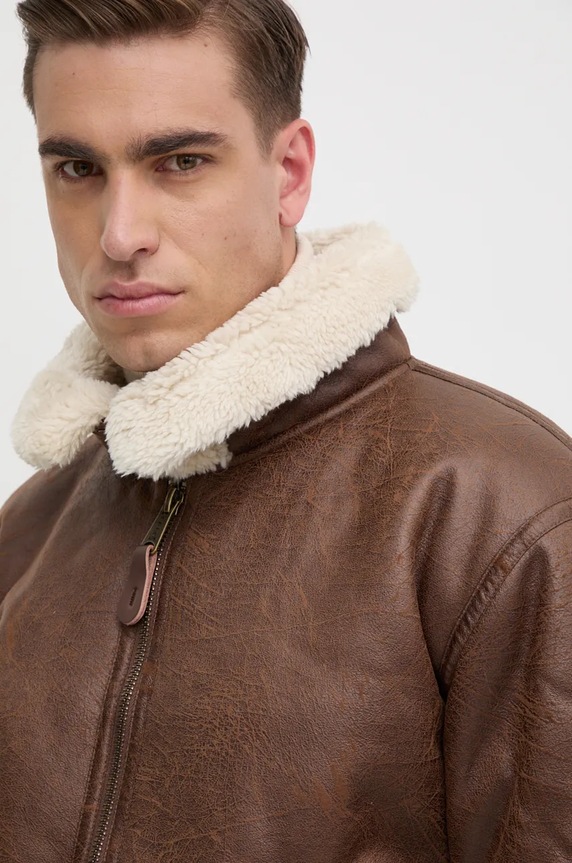 Яке Alpha Industries B3 FL кафяв 143106