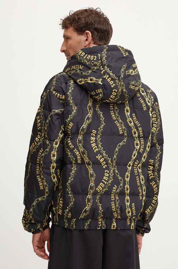 Îmbrăcăminte Versace Jeans Couture geaca de puf cu doua fete 77GAUD17.CQD56 negru