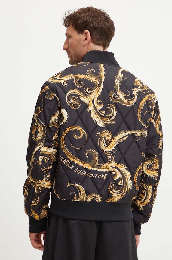 Ruházat Versace Jeans Couture kifordítható bomber dzseki 77GASD07.CQD54 fekete