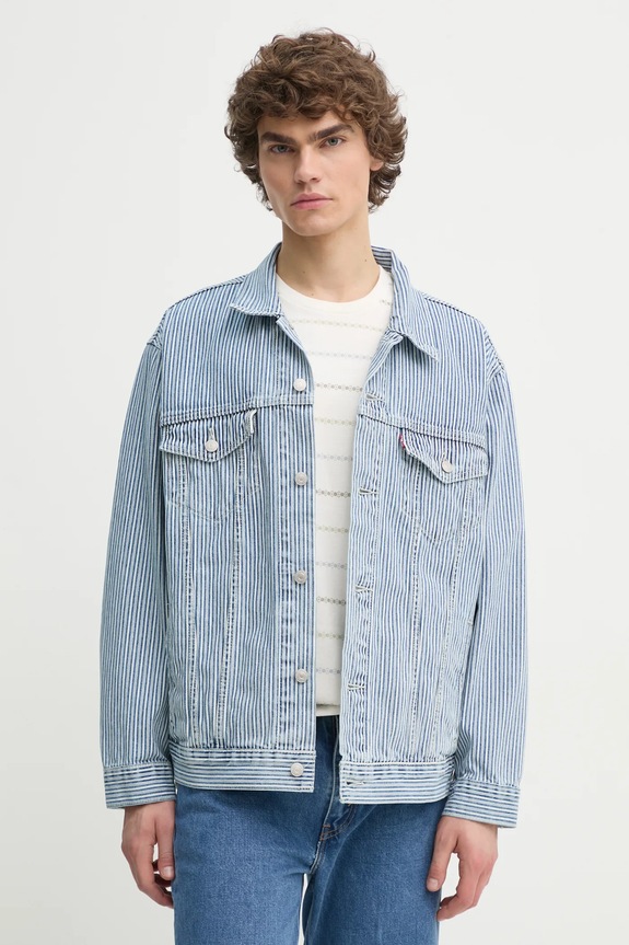 Traper jakna Levi's traper plava A5782