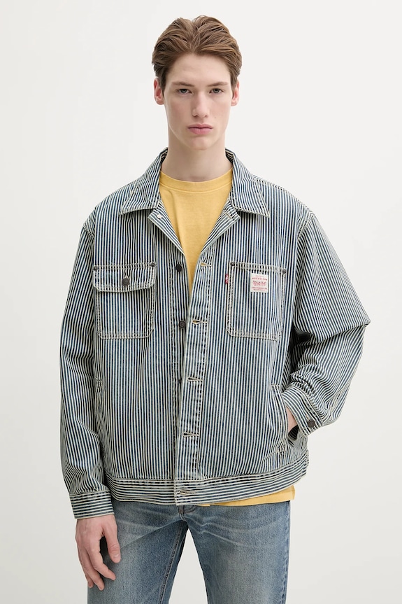 Levi's kurtka bawełniana niebieski A4820