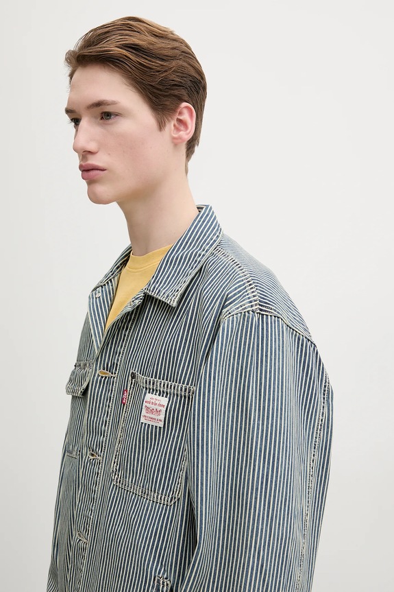 Levi's kurtka bawełniana A4820 niebieski