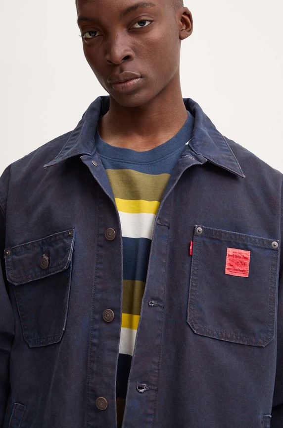 Levi's kurtka bawełniana granatowy A4820