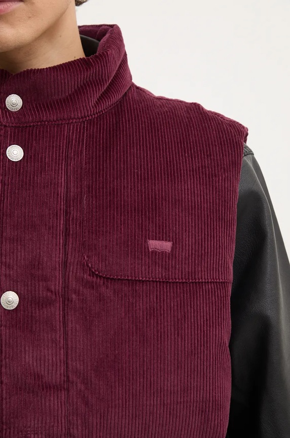 Пухен елек Levi's бордо A8556