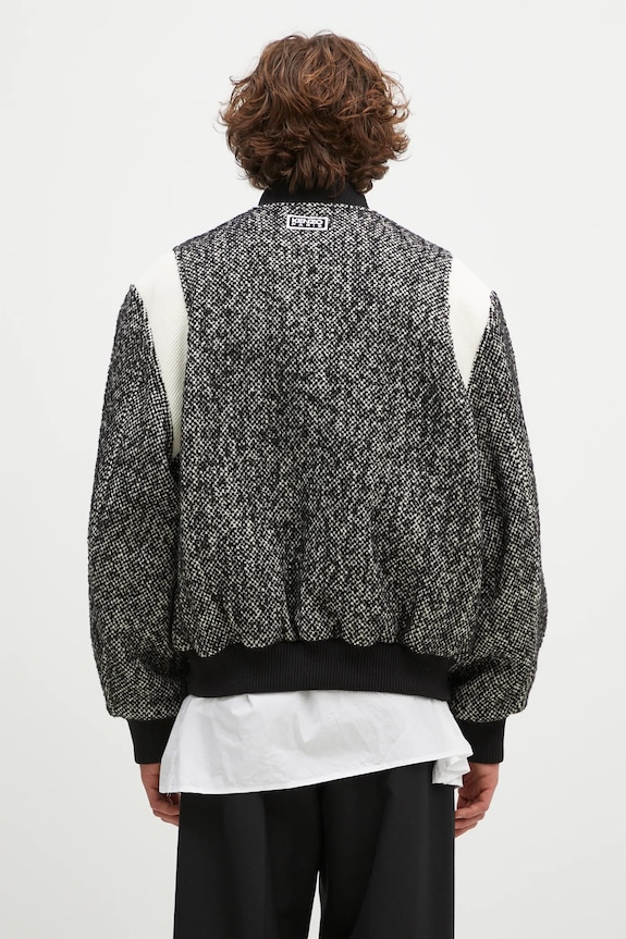 Abbigliamento Kenzo giacca bomber in misto lana Wool Varsity Jacket FE65BL1489OX.99 nero
