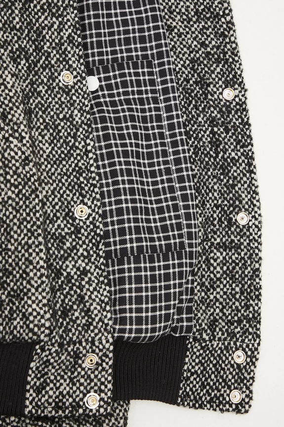 Kenzo giacca bomber in misto lana Wool Varsity Jacket FE65BL1489OX.99