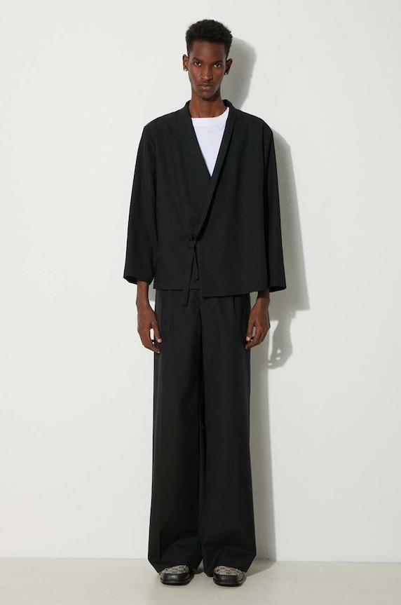 Kenzo wool blazer Kimono Jacket FE65VE1409RE.99 black AW24