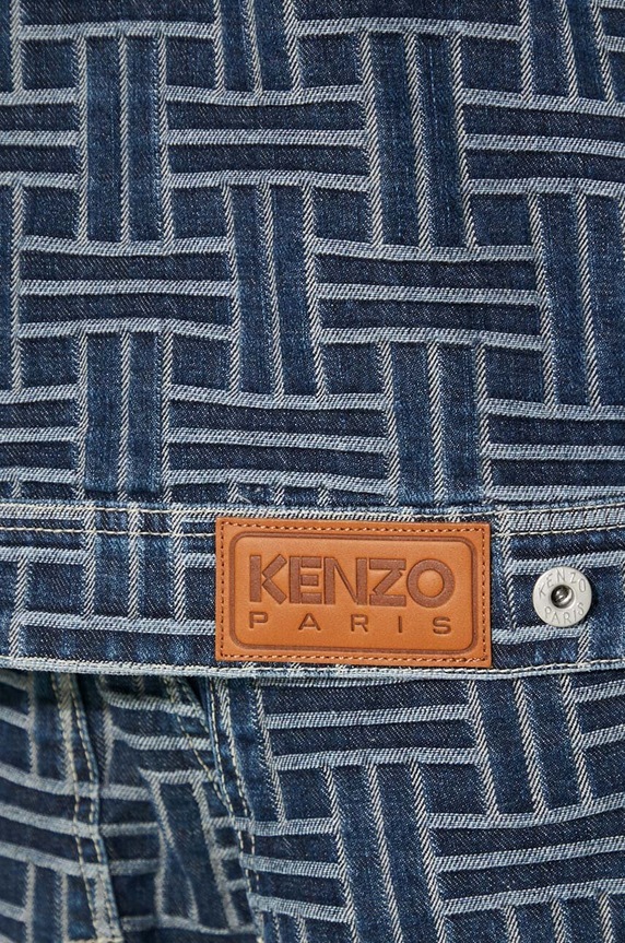Джинсова куртка Kenzo Trucker Denim Jacket Weave FE65DV3106J2.DD
