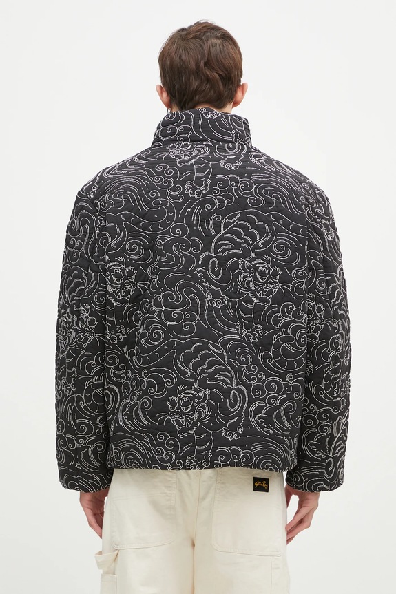 Kenzo kurtka Star Tiger Down Jacket FE65OU1439NN.99 czarny AW24