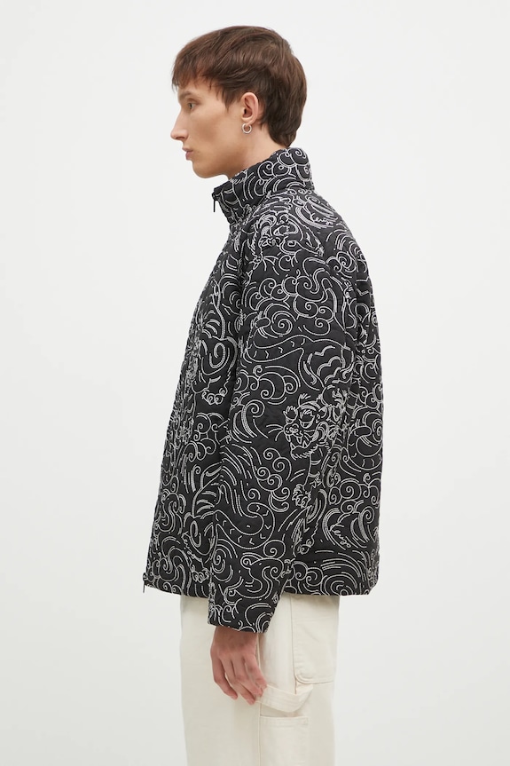 Odzież Kenzo kurtka Star Tiger Down Jacket FE65OU1439NN.99 czarny